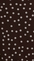 Janika Maxi Skirt - Chocolate/White Polka Dot