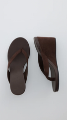 Ravyn Heel - Dark Cacao Suede