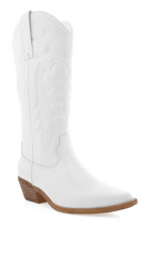 Ottilie Boots - White