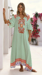 Bree Maxi Dress - Ziggy Print