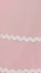 Seraphina Maxi Dress - Pink/White