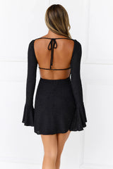 Without Limits Mesh Mini Dress Black