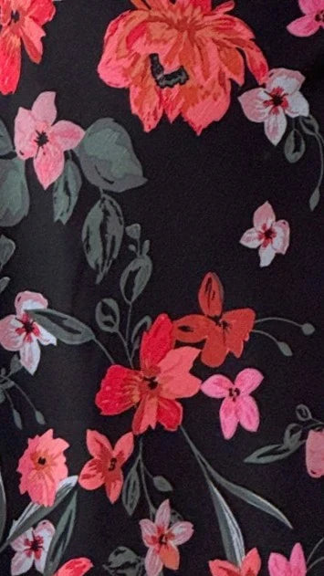 Trista Maxi Dress - Dark Floral